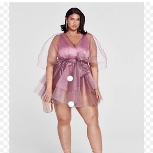 FTF and Gabi Fresh collab 2 piece tafetta dress